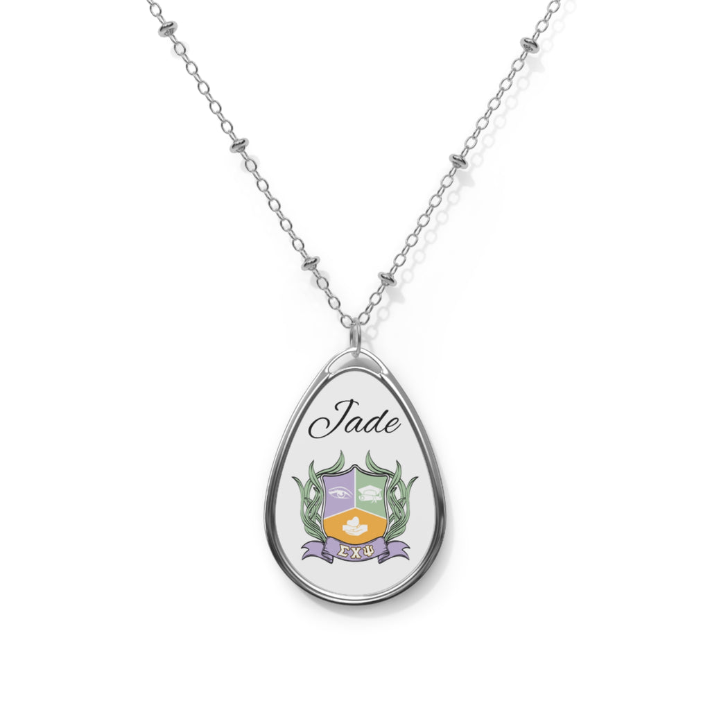Jade Oval Necklace
