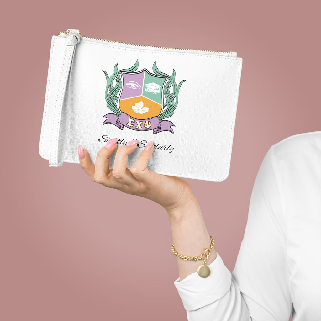 Stylish Clutch Bag- White