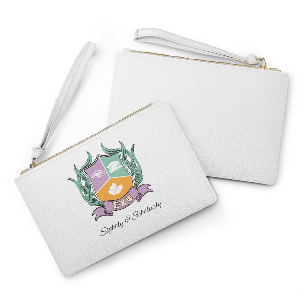 Stylish Clutch Bag- White