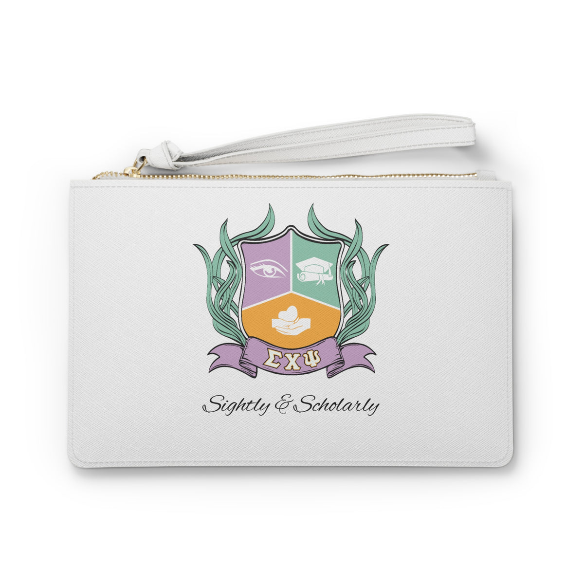 Stylish Clutch Bag- White