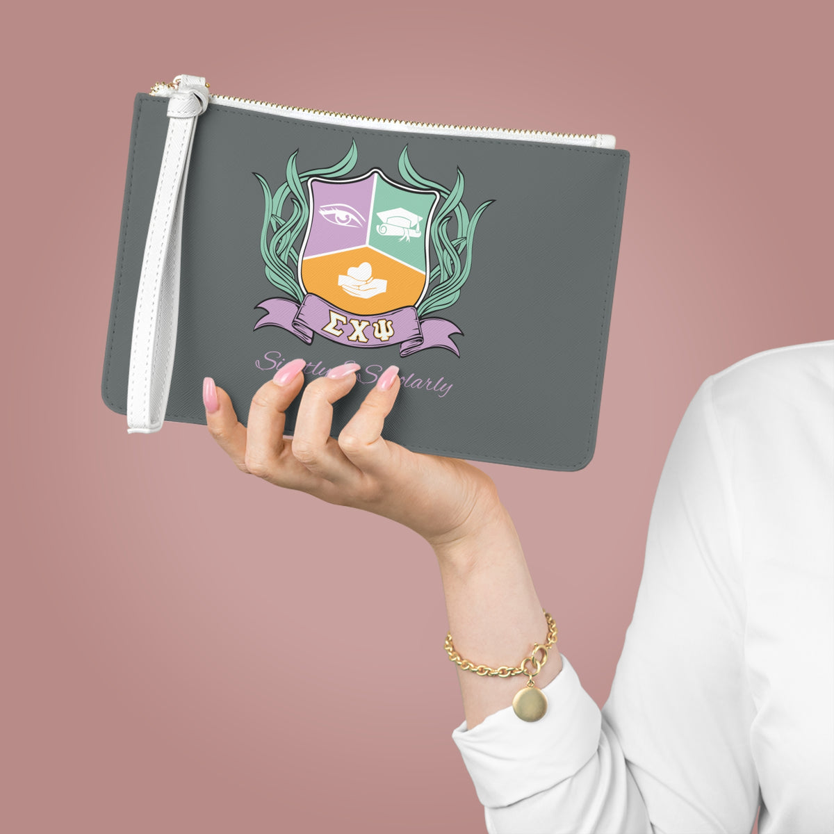Stylish Clutch Bag-Grey