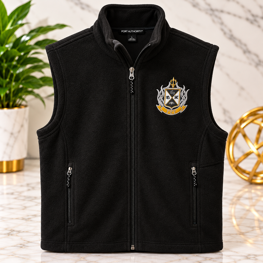 GSG EMBROIDERED FLEECE VEST