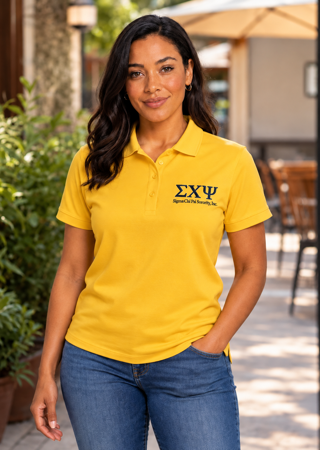 Sigma Chi Psi Embroidered Polo
