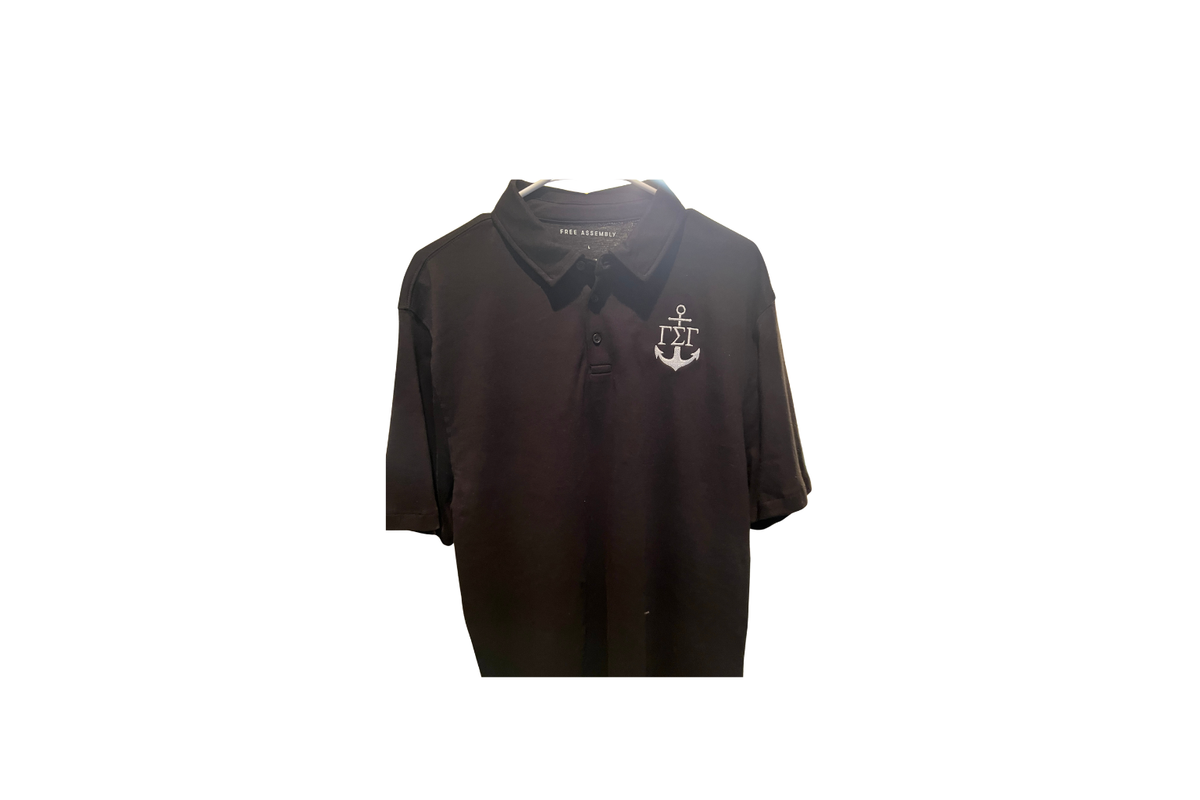 ΓΣΓ Anchor Embroidered Polo Shirt