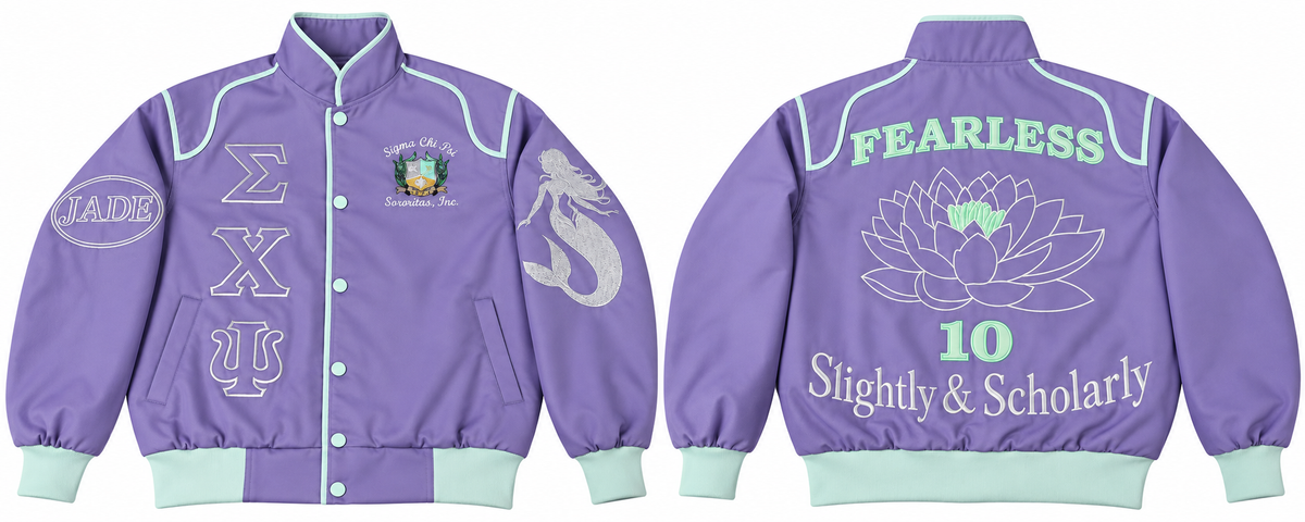 Sigma Chi Psi Half & Half Line Jackets, Windbreakers & Bombers