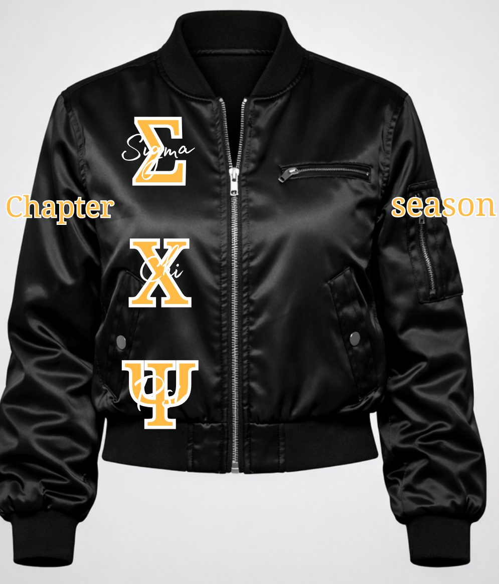Sigma Chi Psi Half & Half Line Jackets, Windbreakers & Bombers