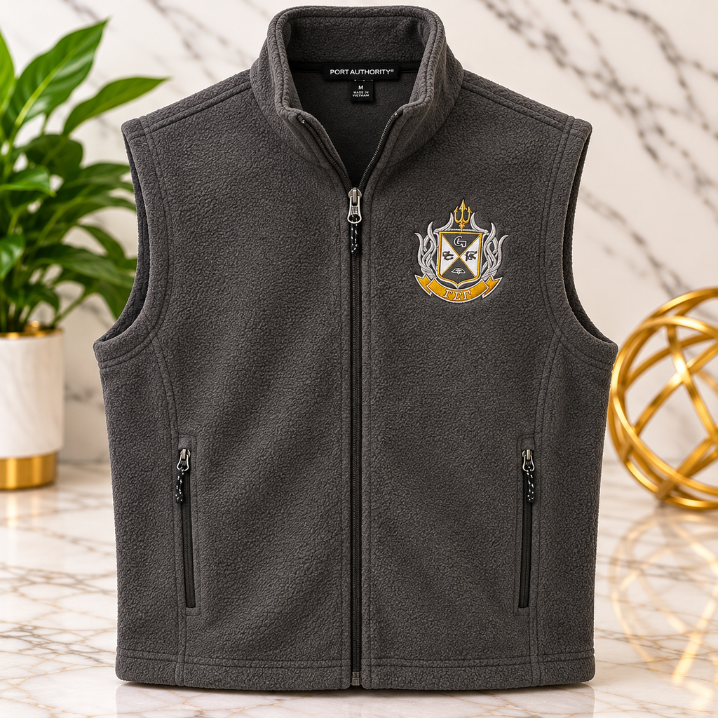 GSG EMBROIDERED FLEECE VEST