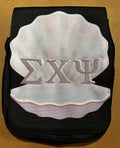 ΣΧΨ Embroidered Crossbody Bag