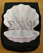 ΣΧΨ Embroidered Crossbody Bag