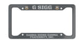 Gamma Sigma Gamma Fraternity License Plate Frame — G SIGG Emblem