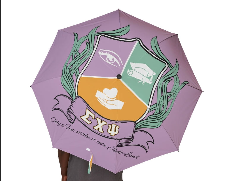 Lavender Crest Umbrella - few into jade-land