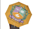 Orange-Gold Crest Umbrella - few into jade-land