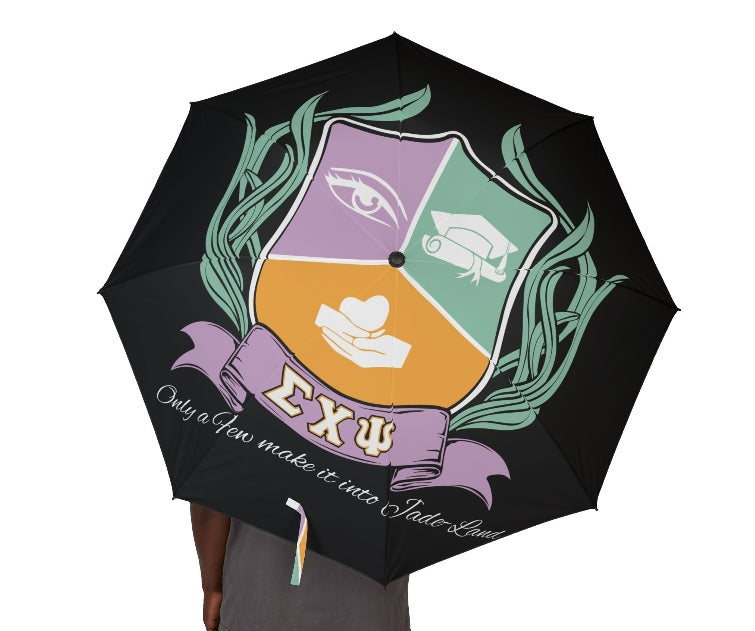 Black Crest Umbrella - few into jade-land