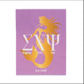 Velvet Blanket- Throw - Orange Gold Mermaid