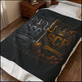 House Divided Velveteen Plush Blanket   GSG & SCP Throw