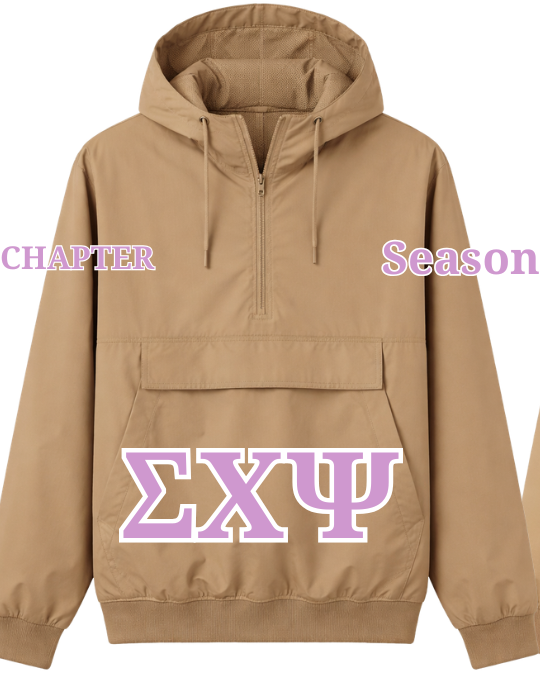 Sigma Chi Psi Half & Half Line Jackets, Windbreakers & Bombers